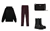 Sportska majica Zara (199,90 kn)/ tajice od tehničke tkanine Zara (119,90 kn)/ mini torbica Prada Nylon; Farfetch (625 funti)/ čizme s potplatom Bershka (299,90 kn)