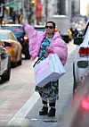 Bjork and her daughter Isadora make a rare public appearance while hailing a cab after shopping in Manhattan's Soho area. 19 Jan 2020, Image: 493662528, License: Rights-managed, Restrictions: World Rights, Model Release: no, Credit line: LRNYC / MEGA / The Mega Agency / Profimedia