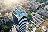Bazen na vrhu hotela Zonar Zagreb