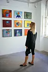U Galeriji Kaptol slikar je izložio tridesetak malih formata