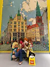 Petra i Viktoria u Lego Storeu