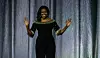 LONDON, ENGLAND - APRIL 14: Michelle Obama on stage as part of her