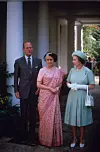 Princ Philip, Indira Gandhi i kraljica.