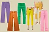 Traperice lila boje Bershka (199,90 kn)/ široke traperice Zara (249,90 kn)/ boyfriend traperice Frame; Matchesfashion (251 eura)/ traperice Diesel (2260 kn)/ traperice s uzorkom Bershka (299,90 kn)/ ravne traperice Raf Simons; Matchesfashion (581 eura)
