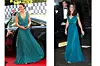 Kate Middleton u Jenny Packham haljini 2012. i 2018. godine