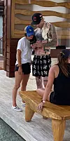 *NO WEB UNTIL 1PM EDT 19TH JULY PREMIUM EXCLUSIVE* Loved-up Megan Fox and Machine Gun Kelly stroll hand-in-hand while staying at a luxury beachfront hotel in Puerto Rico. The pair, dating for a little over a month, were also spotted intimately chatting over lunch at the Dorado Beach Ritz-Carlton on the islands north east coast. The couple have returned to the island where they first met in March to continue filming their upcoming movie,
