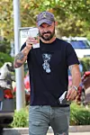 EXCLUSIVE: Brian Austin Green is in a cheery mood grabbing his morning coffee from Starbucks in Malibu. 15 Jul 2020,Image: 543418981, License: Rights-managed, Restrictions: World Rights, Model Release: no, Credit line: Rachpoot/MEGA / The Mega Agency / Profimedia