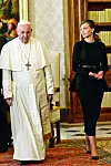Olega Zelenska je bila sa suprugom u audijenciji kod pape Franje.