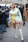 Valentina Ferragni prije revije modne kuće Fendi.
