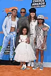 INGLEWOOD, CA - MARCH 24: (L-R) Phoenix Chi Gulzar, Mel B, Madison Brown Belafonte, Giselle Belafonte, and Angel Iris Murphy Brown attends Nickelodeon's 2018 Kids' Choice Awards at The Forum on March 24, 2018 in Inglewood, California. (Photo by Frazer Harrison/Getty Images)