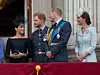 Braća William i Harry sa suprugama na proslavi stote obljetnice Kraljevskog ratnog zrakoplovstva 2018.