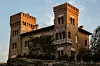 Pogled na srednjovjekovnu utvrdu Castello di Treviso poznat je kao dvorac Roncade, nalazi se između Trevisa i Venecije
