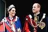 Catherine Princess of Wales and Prince William on the balcony of Buckingham Palace The Coronation of King Charles III, London, UK - 06 May 2023,Image: 774232509, License: Rights-managed, Restrictions:, Model Release: no, Credit line: Tim Rooke/Shutterstock Editorial/Profimedia