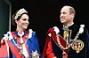 Catherine Princess of Wales and Prince William on the balcony of Buckingham Palace The Coronation of King Charles III, London, UK - 06 May 2023,Image: 774232509, License: Rights-managed, Restrictions:, Model Release: no, Credit line: Tim Rooke/Shutterstock Editorial/Profimedia