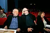 Zagreb, 040411. Savska cesta, Kino Studentski centar. Svecano otvorenje 20. Dana hrvatskog filma. Tom prigodom Vatroslavu Mimici urucen je Zlatni Oktavijan Hrvatskog drustva filmskih kriticara za zivotno djelo a g. Enesu Midjicu, nagrada Vladimir Vukovic za zivotno djelo i prikazan je odabir premijernih naslova koji su uvrsteni u program konkurencije 20. Dana hrvatskog filma. Na fotografiji: Enes Midjic i Vatroslav Mimica. Foto: Ranko Suvar / CROPIX