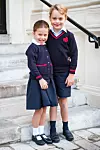 Princeza Charlotte s bratom princeom Georgeom