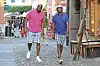 PORTOFINO, ITALY24 JUNE 2014 Magic Johnson and Samuel Lee Jackson out and about in Portofino with their families,Image: 197262675, License: Rights-managed, Restrictions:, Model Release: no, Credit line: -/The Photo One/Profimedia
