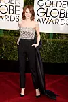 BEVERLY HILLS, CA - JANUARY 11: Actress Emma Stone attends the 72nd Annual Golden Globe Awards at The Beverly Hilton Hotel on January 11, 2015 in Beverly Hills, California. (Photo by Jason Merritt/Getty Images)