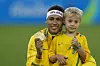 Zlatnu olimpijsku medalju 2016. proslavio je sa sinom Davijem Luccom
