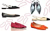 Balerinke s logom Dior 590 funti/ Balerinke u špic s prorezima Zara 129,90 kn/ Klasične balerinke s cik-cak detaljima Chloe 2470 kn/ Balerinke isprepletenog dizajna Bottega Veneta 820 funti/ Balerinke jarke boje Jimmy Choo 450 funti