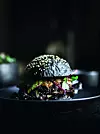 Burger od tri vrste gljiva