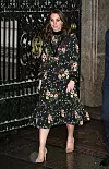 BGUK_1157386 - London, UNITED KINGDOM - The Duchess of Cambridge, Catherine Middleton seen here braving London's snowy weather and minus temperatures visiting the National Portrait Gallery to view the 'Victorian Giants: The Birth of Art Photography'. Kate was seen wearing a floaty Orla Kiely dress with pink flowers with a blush suede clutch bag from Jimmy Choo. Pictured: Duchess of Cambridge, Catherine Middleton, Kate Middleton BACKGRID UK 28 FEBRUARY 2018,Image: 364647778, License: Rights-managed, Restrictions: , Model Release: no, Credit line: A WEIR / BACKGRID / Backgrid UK / Profimedia