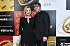 Zagreb, 020219. HRT, studio Anton Marti. Svecana dodjela medijskih nagrada Zlatni Studio 2019. Najstariji hrvatski televizijski tjednik Studio dodjeljuje nagrade najboljima na televiziji, filmu, radiju, glazbi i u kazalistu. Na fotografiji: Anja Sovagovic Despot i Dragan Despot. Foto: Boris Kovacev / CROPIX