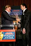 Donald Trump dodijelio mu je nagradu za sportaša godine u izboru časopisa Sports Illustrated 2005.