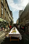 Stol u Masarykovoj ulici privukao je brojne goste i prolaznike