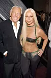 Giorgio Armani i Donatella Versace na gala partiju 2003.