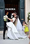 Vjenčanje Adriane i Duje Ćaleta Car u crkvi svetog Ignacija u Dubrovniku