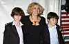 Natasha Richardson sa sinovima Michealom i Danielom u New Yorku 2008.