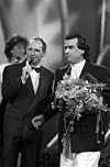 ARHIVSKA FOTOGRAFIJA Zagreb, 05 / 1990 Eurosong, pobjednik Toto Cotugno. Foto: Josip Bistrovic / CROPIX