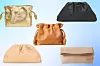 Loewe zlatna torba (2400 eura)/Bottega Veneta bež velika kožna clutch torba (4200 eura)/Loewe smeđa kožna torba (1416 eura)/Bottega Veneta crna velika kožna clutch torba (4200 eura)/Gabriela Hearst bež kožna torba (725 eura)