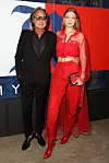 Otac i kći Mohamed i Gigi Hadid na zabavi Tommyja Hilfigera i Lewisa Hamiltona u New Yorku 2018.