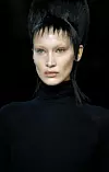 PARIS, FRANCE - FEBRUARY 29: (EDITORIAL USE ONLY) US model Bella Hadid walks the runway during the Haider Ackermann show as part of the Paris Fashion Week Womenswear Fall/Winter 2020/2021 on February 29, 2020 in Paris, France. (Photo by Thierry Chesnot/Getty Images)