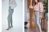 Hlače cigareta kroja Mom's Pants (150 eura)/ kožne hlače s trakom A'Marie (800 kn)