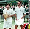 Jedan od najvećih rivala potkraj devedesetih bio mu je Goran Ivanišević: 1998. igrali su finale Wimbledona