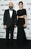 ISTANBUL, TURKEY - NOVEMBER 12: Halit Ergenc and Berguzar Korel attend the GQ Turkey Men of the Year awards at Four Season Bosphorus Hotel on November 12, 2014 in Istanbul, Turkey. (Photo by S. Alemdar/Getty Images)