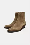 Čizmice western stila od brušene kože - 59,95 eura