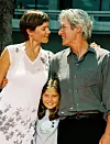 S drugom suprugom Carey Lowell i njezinoj kćeri Hannah u Los Angelesu 1999.