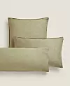 Jastučnice od ispranog lana, Zara Home, komplet 369 kuna.