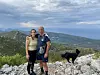 S kćeri Lucijom na grebenu Sniježnica Konavoska