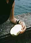 Metalik clutch torbica - 49,99 eura