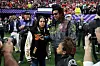 LAS VEGAS, NEVADA - FEBRUARY 11: American Rapper Jay-Z stands on the sidelines with daughter Blue Ivy Carter before Super Bowl LVIII between the against the San Francisco 49ers and Kansas City Chiefs at Allegiant Stadium on February 11, 2024 in Las Vegas, Nevada. Ezra Shaw/Getty Images/AFP (Photo by EZRA SHAW/GETTY IMAGES NORTH AMERICA/Getty Images via AFP)
