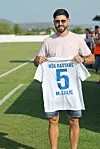 Rastane Gornje, 140625. Stadion Tihomir Mitrovic. Druga polufinalna utakmica kvalifikacija za ulazak u 3. ligu, Rastane - Dosk. Na fotografiji: Martin Erlic s dresom NK Rastani.
