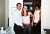 Princ Andrew, Victoria Roberts i Ghislaine Maxwell.