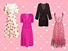 Vika Gazinskaya haljina - 733$ (Matches Fahion) // P.A.R.O.S.H. midi haljina - 743$ (Far Fetch) // Mini nabrana haljina - 229.90 kn (Zara) // Lirika Matoshi korzet haljina - 449$