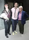 Glumac s roditeljima, Lindom i Michaelom O‘ Connellom uoči gostovanja u podcastu Live with Kelly & Mark