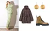 Prošivena jakna od umjetne kože H&M (79,99 eura)/ pozlaćene okrugle naušnice Argentum (350 kn - akcijska cijena)/ gležnjače na vezanje Proenza Schouler; Herladi web shop (6350 kn)/ LC x gg trenirka (590 + 490 kn)